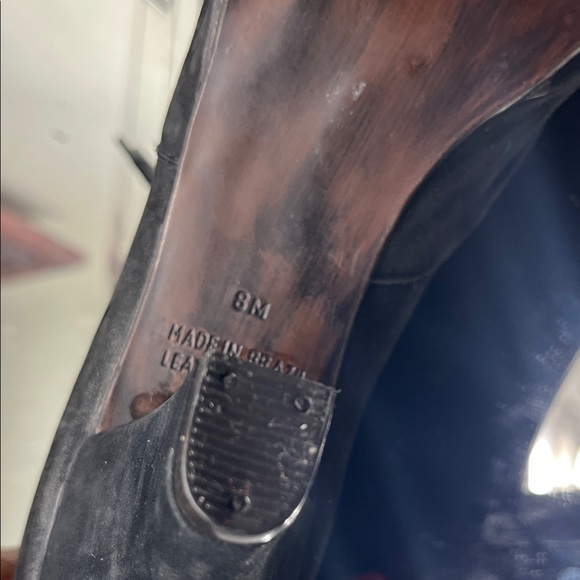 Vintage Y2K MIA Women's Black Velvet/Suede Lace Up Grannycore Ankle Boots Size 8 - Picture 11 of 16